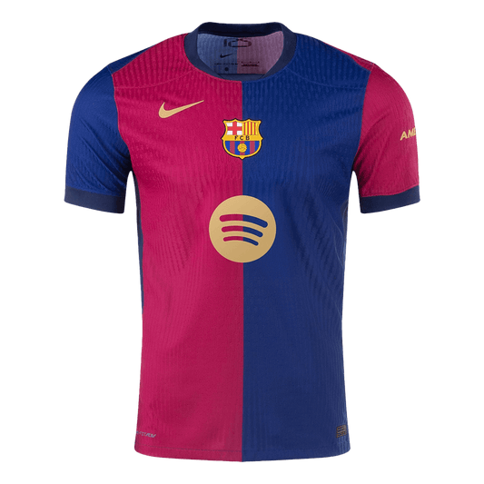 Camiseta Barcelona 2024/25 Primera Equipación Local Hombre (Spotify Logo sin Texto )- Versión Auténtica