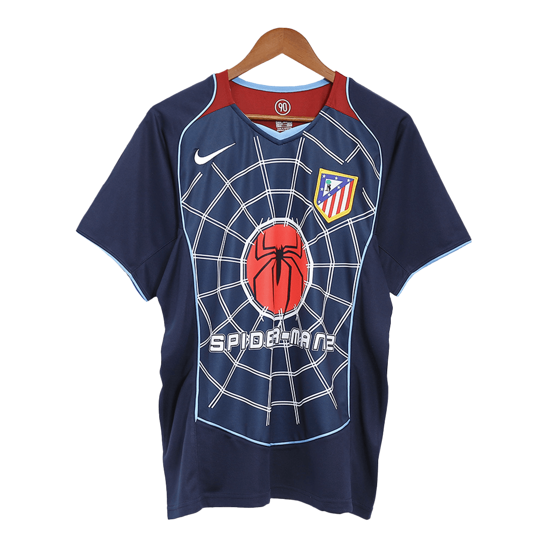 Camiseta Retro 2004/05 Atlético de Madrid Segunda Equipación Visitante Hombre - Versión Hincha