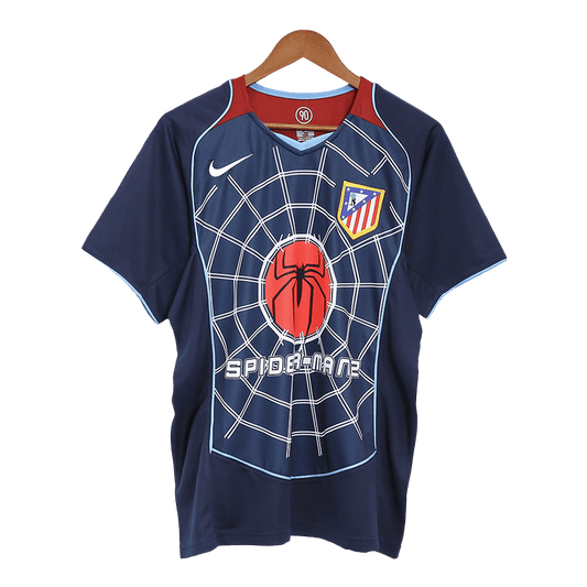 Camiseta Retro 2004/05 Atlético de Madrid Segunda Equipación Visitante Hombre - Versión Hincha