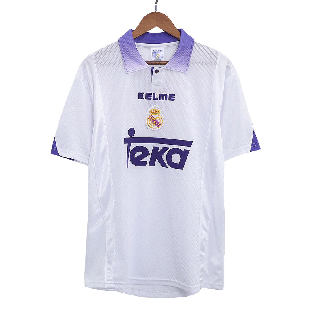 Camiseta Retro 1997/98 Real Madrid Primera Equipación Local Hombre - Versión Hincha