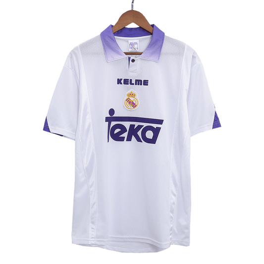 Camiseta Retro 1997/98 Real Madrid Primera Equipación Local Hombre - Versión Hincha