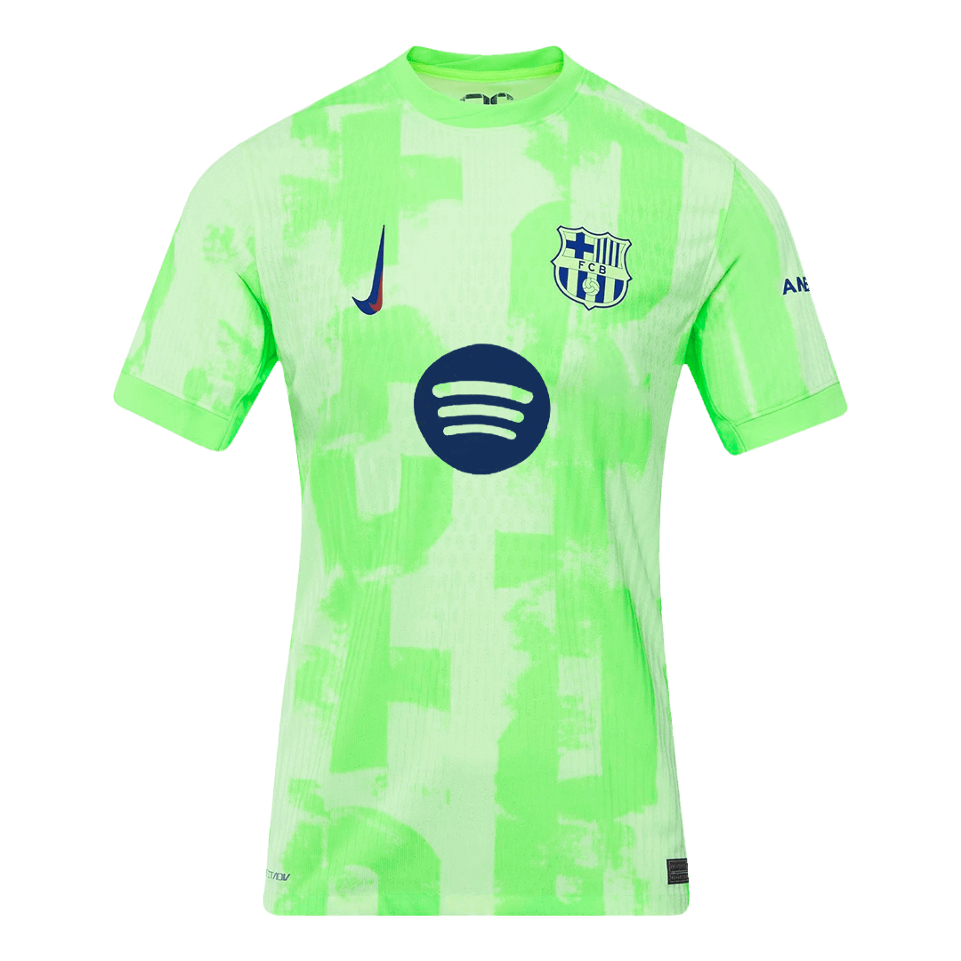 Camiseta Barcelona UCL 2024/25 Tercera Equipación Hombre Spotify Logo Sin Texto - Versión Auténtica