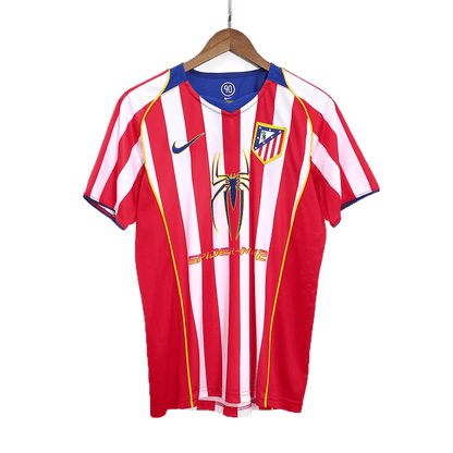 Camiseta Retro 2004/05 Atlético de Madrid Primera Equipación Local Hombre - Versión Hincha