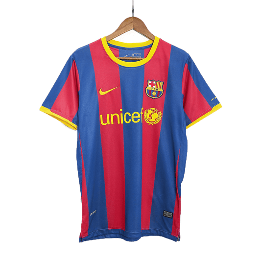 Camiseta Retro 2010/11 Barcelona Primera Equipación Local Hombre - Versión Hincha