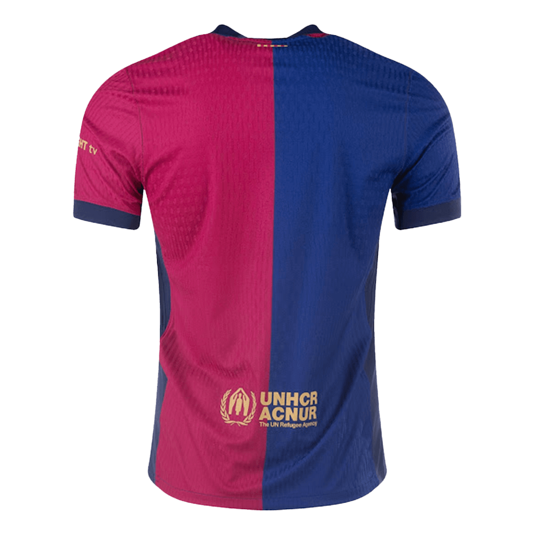 Camiseta Barcelona 2024/25 Primera Equipación Local Hombre (Spotify Logo sin Texto )- Versión Auténtica