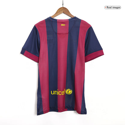 Camiseta Retro 2014/15 Barcelona Primera Equipación Local Hombre - Versión Hincha