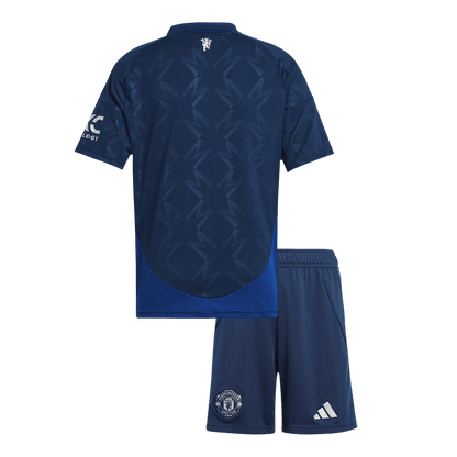 Miniconjunto Manchester United 2024/25 Segunda Equipación Visitante Niño (Camiseta + Pantalón Corto)