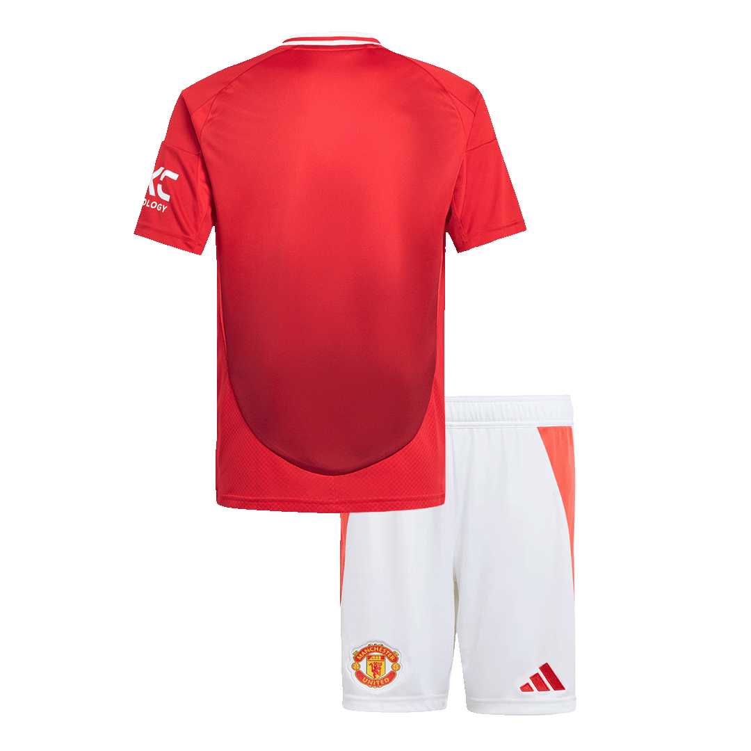 Miniconjunto Manchester United 2024/25 Primera Equipación Local Niño (Camiseta + Pantalón Corto)