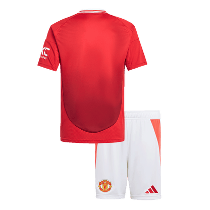 Miniconjunto Manchester United 2024/25 Primera Equipación Local Niño (Camiseta + Pantalón Corto)