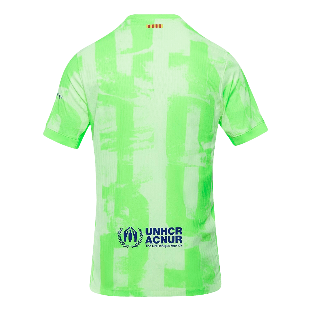 Camiseta Barcelona UCL 2024/25 Tercera Equipación Hombre Spotify Logo Sin Texto - Versión Auténtica