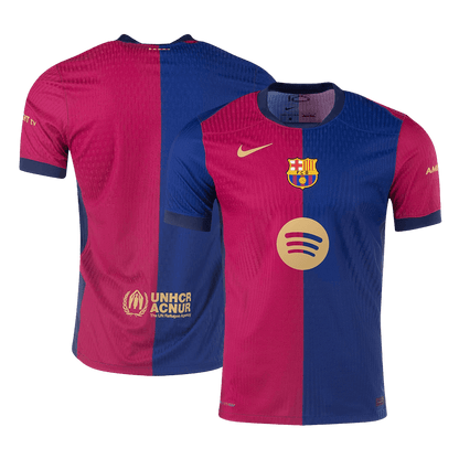 Camiseta Barcelona 2024/25 Primera Equipación Local Hombre (Spotify Logo sin Texto )- Versión Auténtica