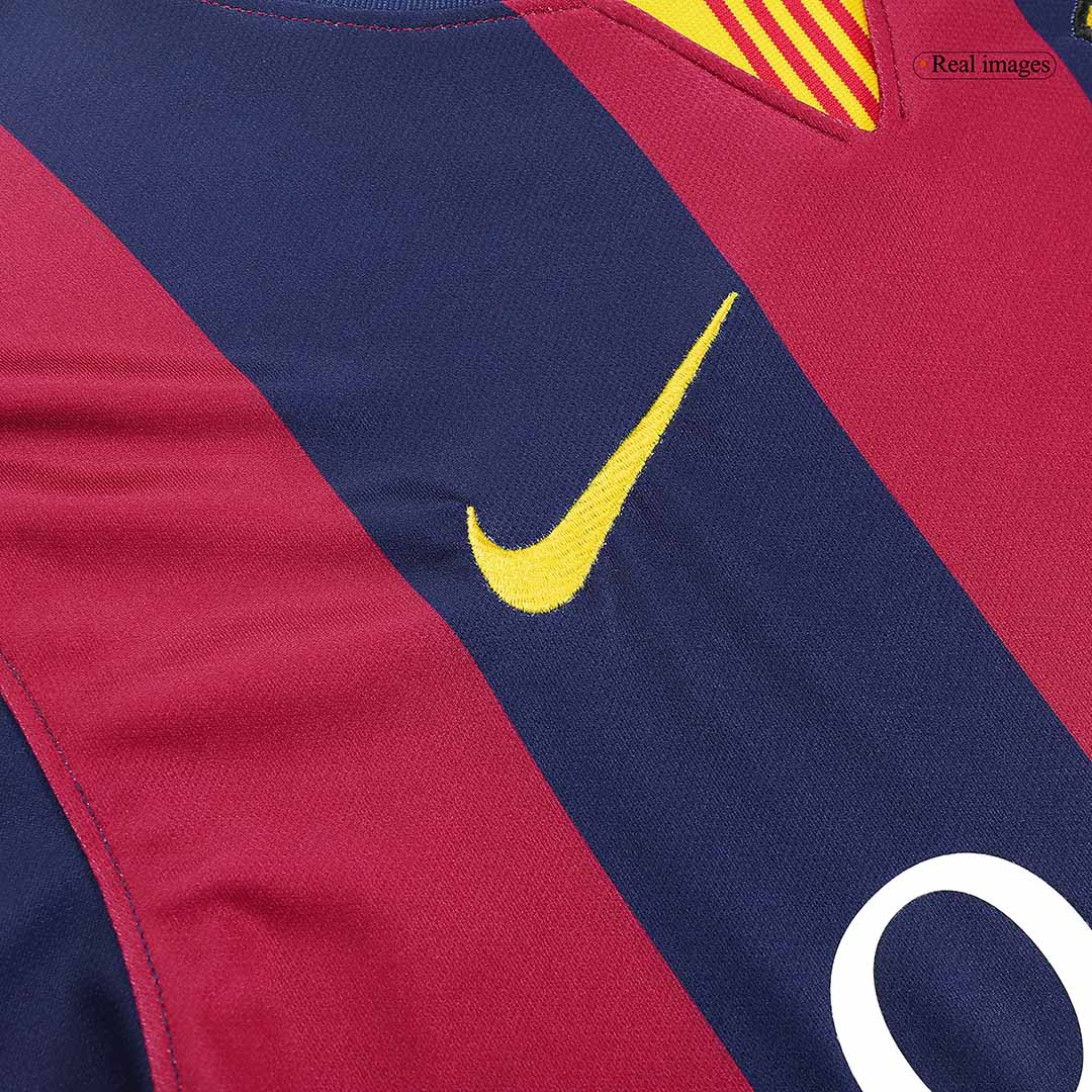 Camiseta Retro 2014/15 Barcelona Primera Equipación Local Hombre - Versión Hincha