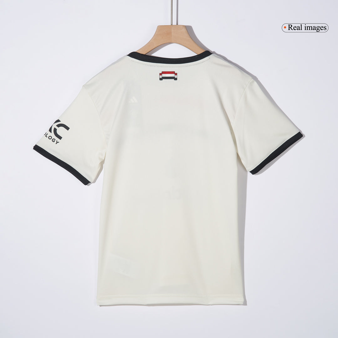 Miniconjunto Manchester United 2024/25 Tercera Equipación Niño (Camiseta + Pantalón Corto) 