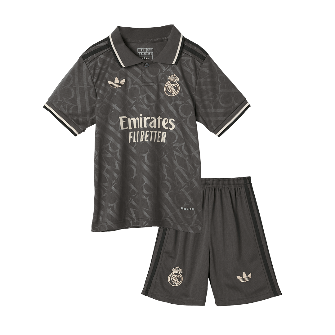 Miniconjunto Real Madrid 2024/25 Tercera Equipación Niño (Camiseta + Pantalón Corto)