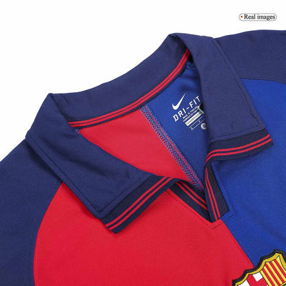 Camiseta Retro 1999/00 Barcelona Primera Equipación Local Hombre - Versión Hincha