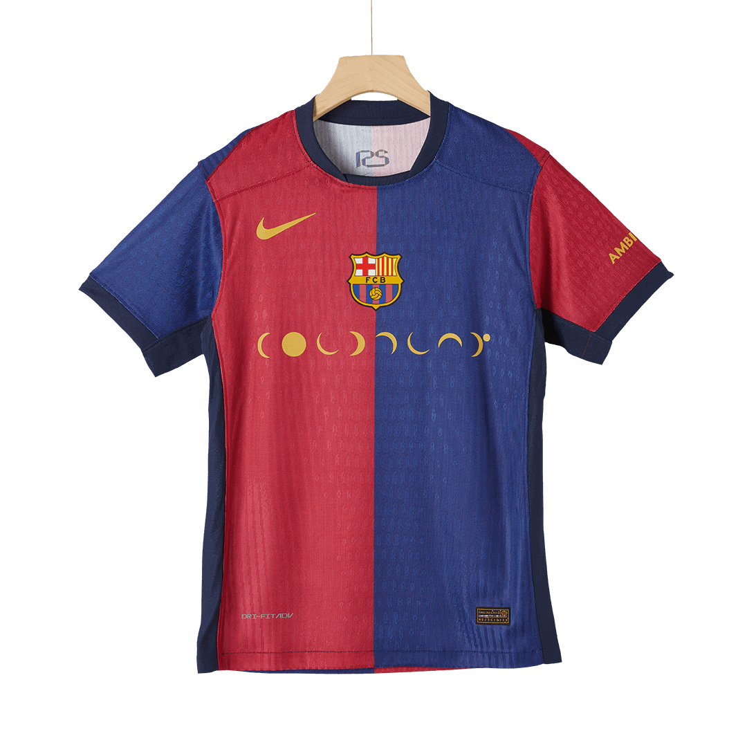 Camiseta Barcelona 2024/25 Primera Equipación Local Hombre X COLDPLAY - Versión Auténtica