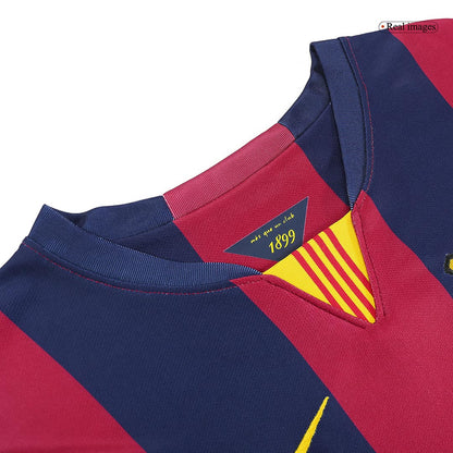 Camiseta Retro 2014/15 Barcelona Primera Equipación Local Hombre - Versión Hincha