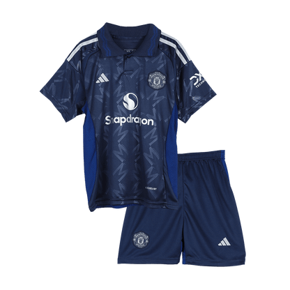 Miniconjunto Manchester United 2024/25 Segunda Equipación Visitante Niño (Camiseta + Pantalón Corto)