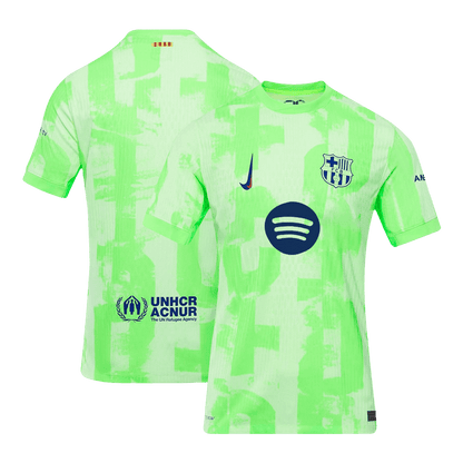 Camiseta Barcelona UCL 2024/25 Tercera Equipación Hombre Spotify Logo Sin Texto - Versión Auténtica