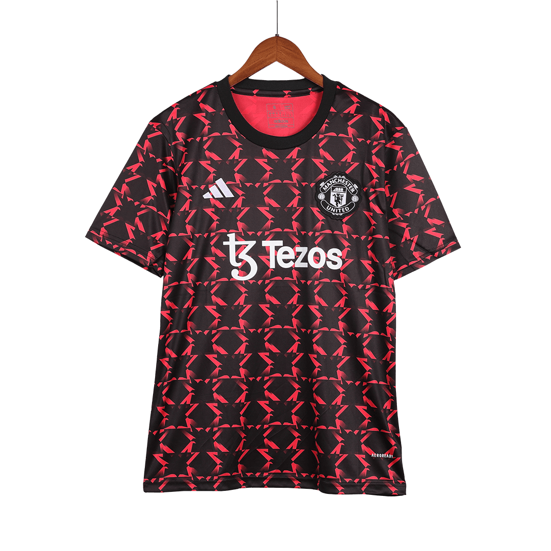 Camiseta Manchester United 2024/25 Pre-Partido Hombre - Versión Hincha