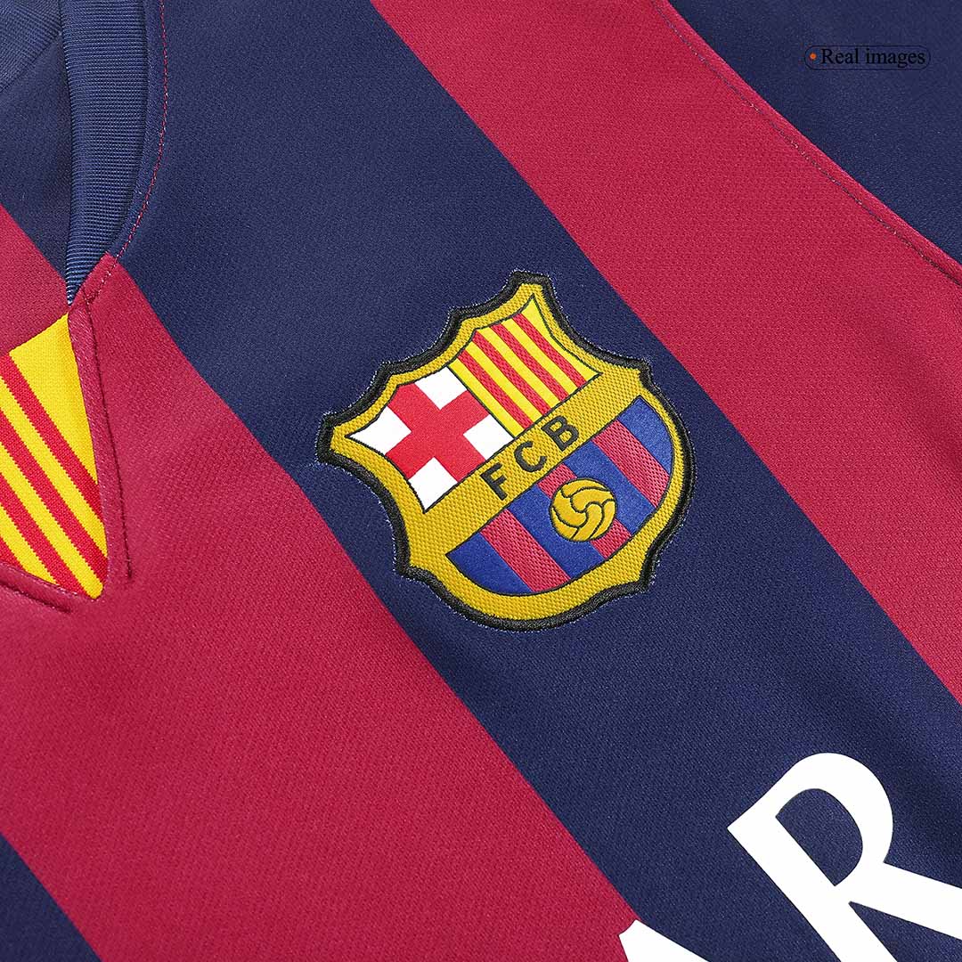 Camiseta Retro 2014/15 Barcelona Primera Equipación Local Hombre - Versión Hincha