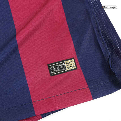 Camiseta Retro 2014/15 Barcelona Primera Equipación Local Hombre - Versión Hincha