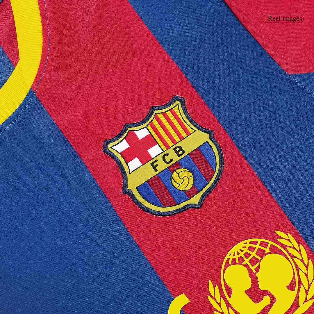 Camiseta Retro 2010/11 Barcelona Primera Equipación Local Hombre - Versión Hincha