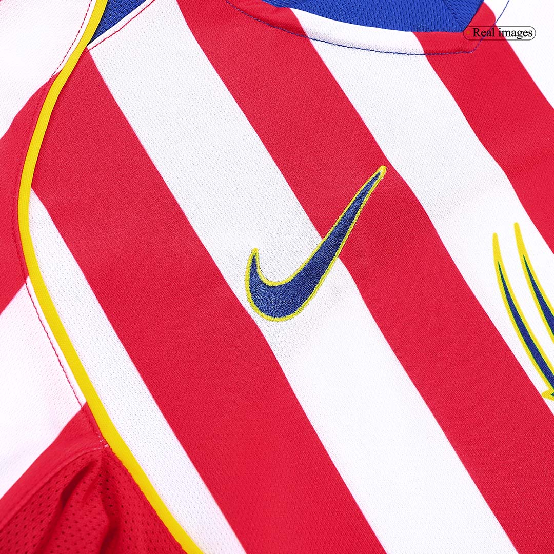 Camiseta Retro 2004/05 Atlético de Madrid Primera Equipación Local Hombre - Versión Hincha