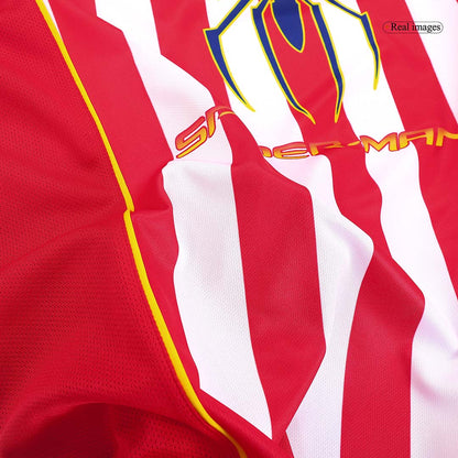 Camiseta Retro 2004/05 Atlético de Madrid Primera Equipación Local Hombre - Versión Hincha