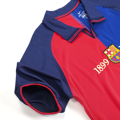 Camiseta Retro 1999/00 Barcelona Primera Equipación Local Hombre - Versión Hincha