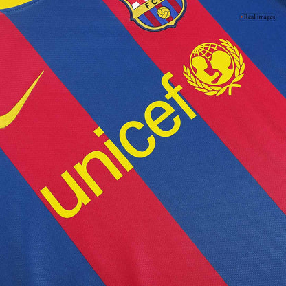 Camiseta Retro 2010/11 Barcelona Primera Equipación Local Hombre - Versión Hincha