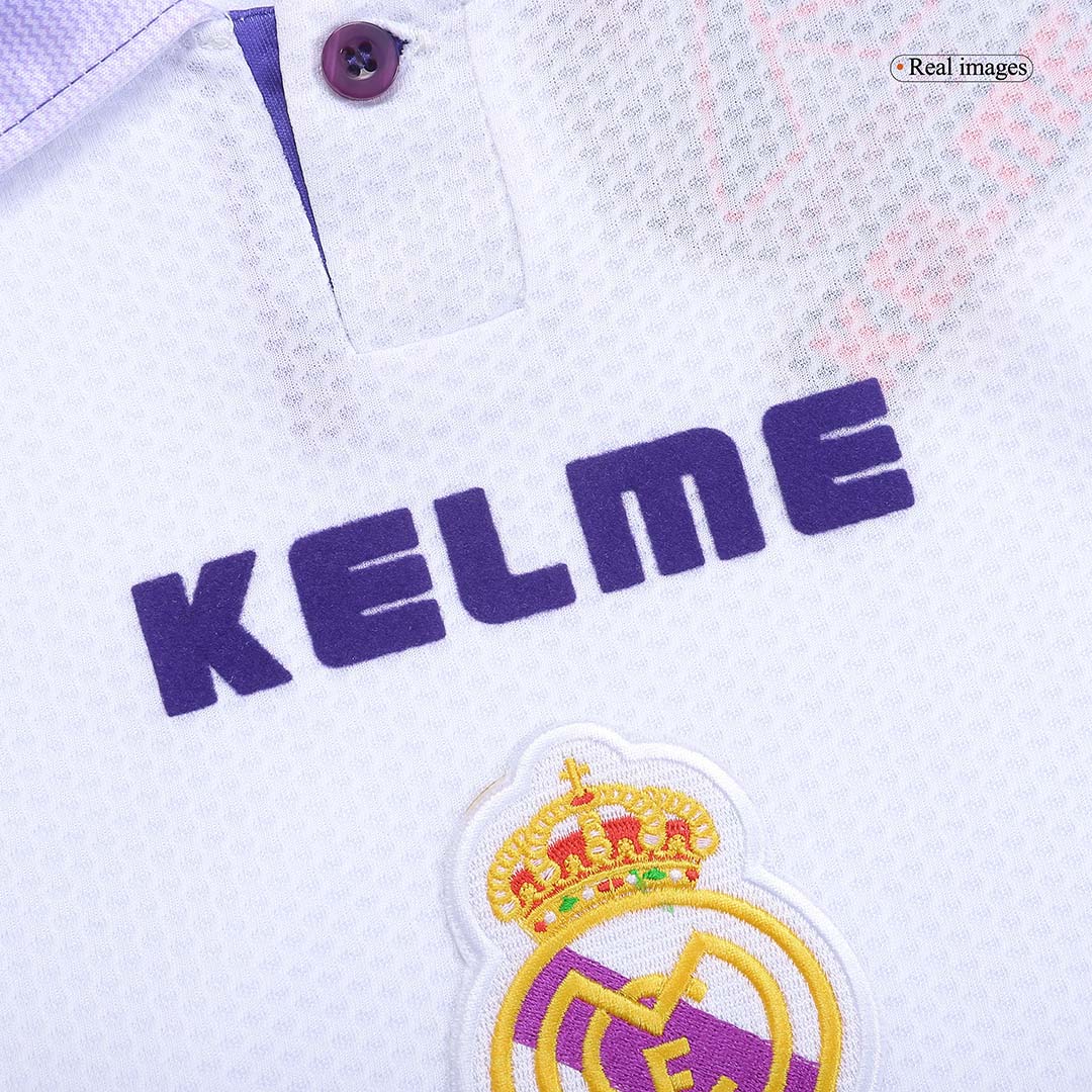 Camiseta Retro 1997/98 Real Madrid Primera Equipación Local Hombre - Versión Hincha