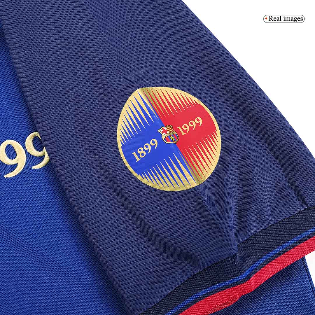 Camiseta Retro 1999/00 Barcelona Primera Equipación Local Hombre - Versión Hincha