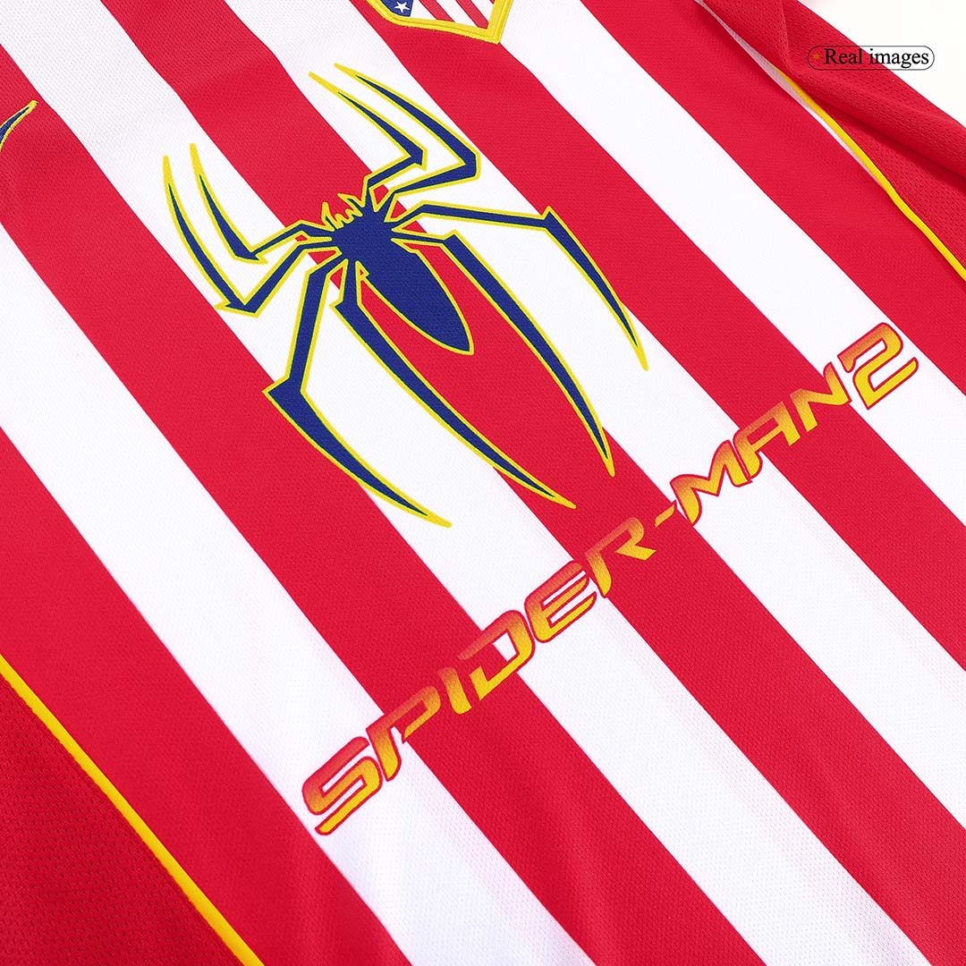 Camiseta Retro 2004/05 Atlético de Madrid Primera Equipación Local Hombre - Versión Hincha