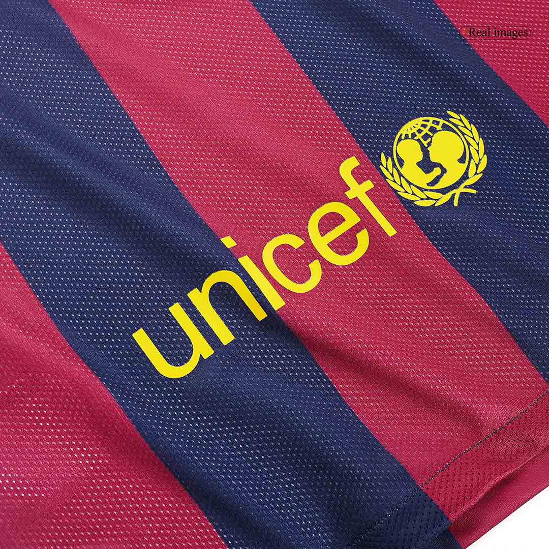 Camiseta Retro 2014/15 Barcelona Primera Equipación Local Hombre - Versión Hincha