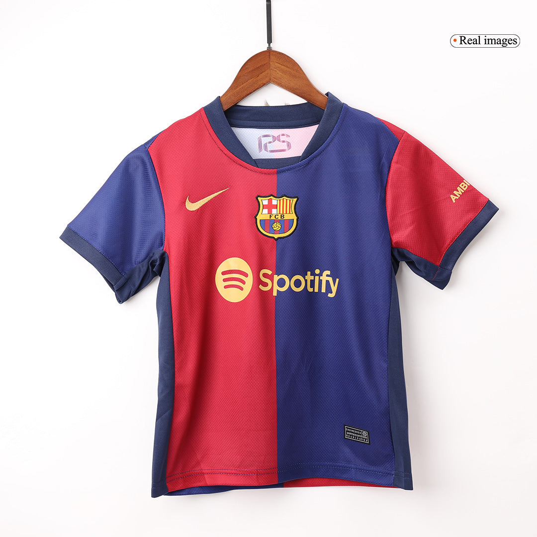 Miniconjunto Barcelona 2024/25 Primera Equipación Local Niño (Camiseta + Pantalón Corto)