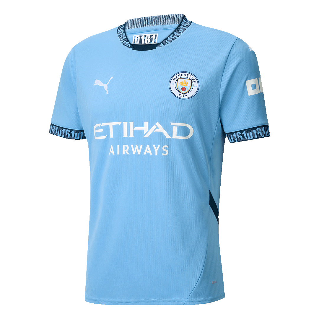 Camiseta Manchester City 2024/25 Primera Equipación Local Hombre - Versión Hincha