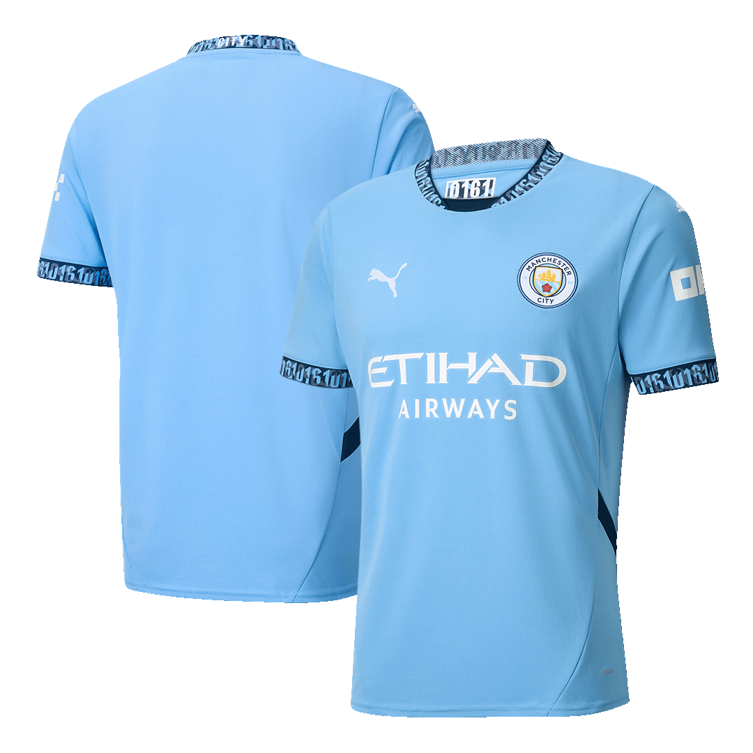 Camiseta Manchester City 2024/25 Primera Equipación Local Hombre - Versión Hincha