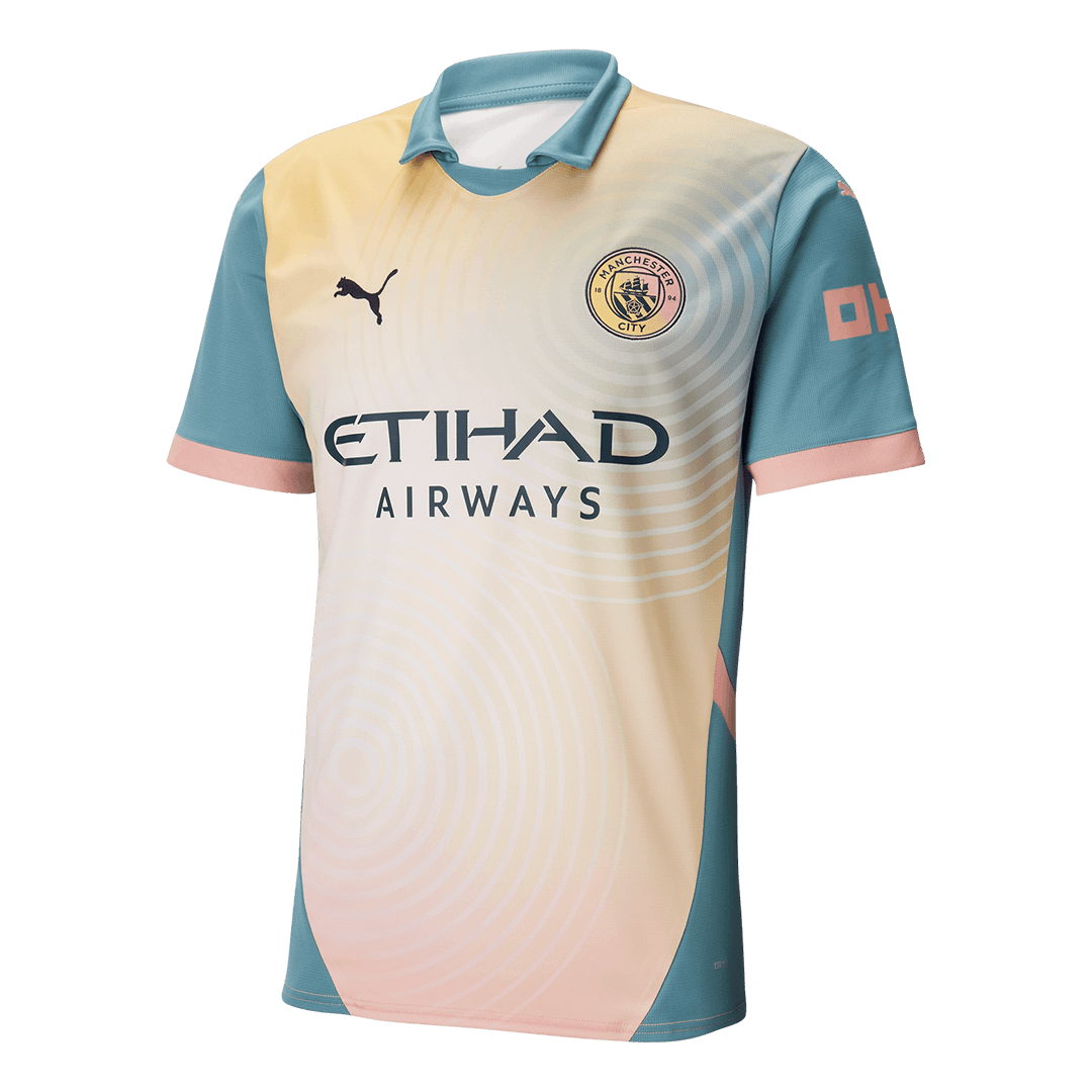 Camiseta Manchester City 2024/25 Cuarta Equipación 'Definitivamente City' Hombre - Versión Hincha