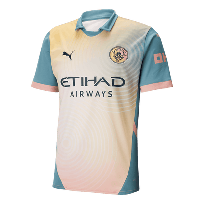 Camiseta Manchester City 2024/25 Cuarta Equipación 'Definitivamente City' Hombre - Versión Hincha