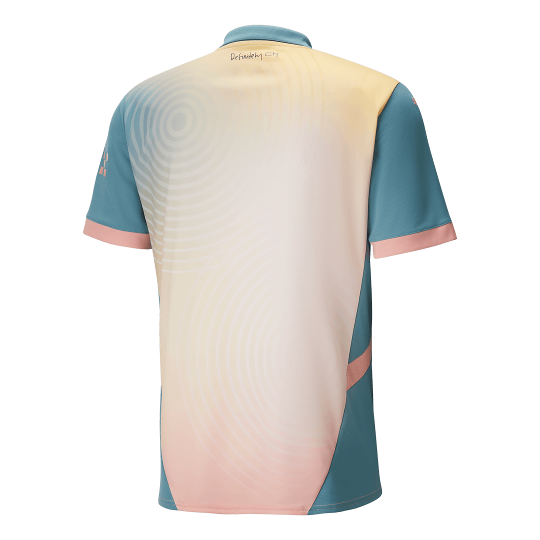 Camiseta Manchester City 2024/25 Cuarta Equipación 'Definitivamente City' Hombre - Versión Hincha