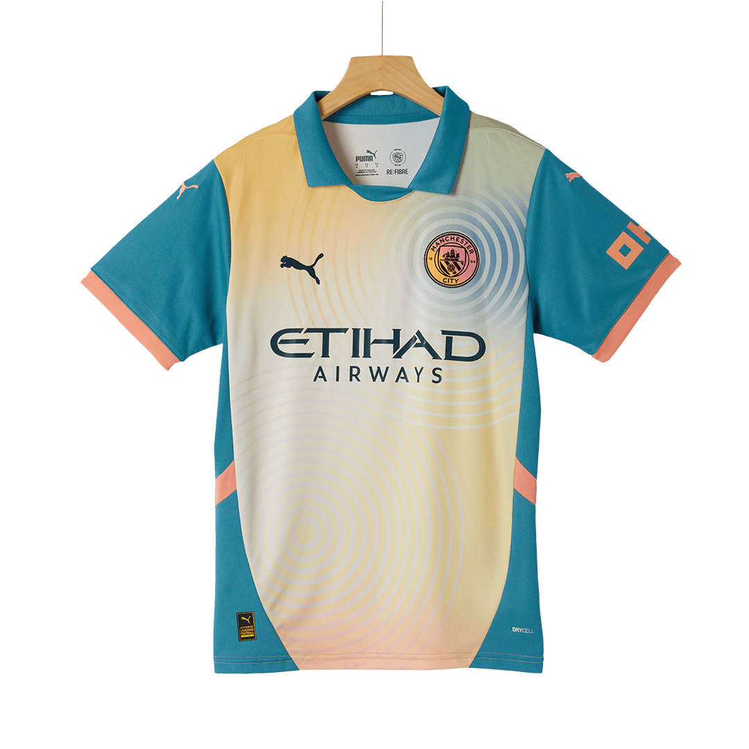 Camiseta Manchester City 2024/25 Cuarta Equipación 'Definitivamente City' Hombre - Versión Hincha