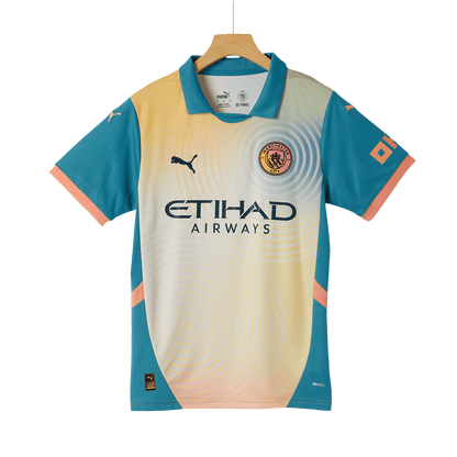 Camiseta Manchester City 2024/25 Cuarta Equipación 'Definitivamente City' Hombre - Versión Hincha