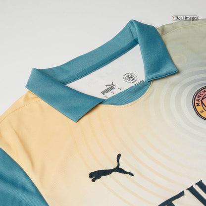 Camiseta Manchester City 2024/25 Cuarta Equipación 'Definitivamente City' Hombre - Versión Hincha