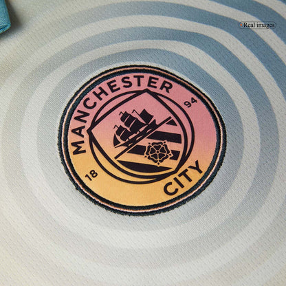 Camiseta Manchester City 2024/25 Cuarta Equipación 'Definitivamente City' Hombre - Versión Hincha