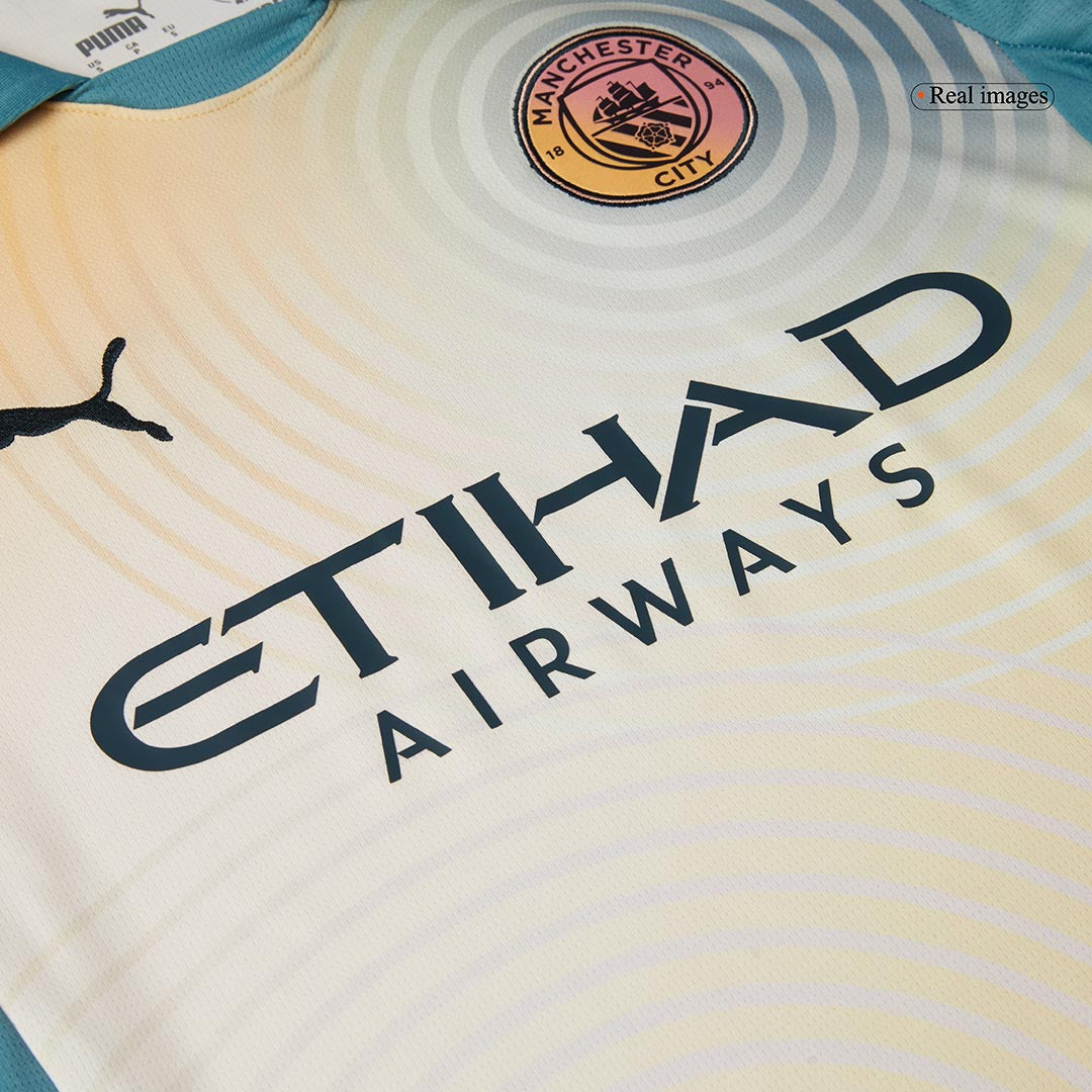 Camiseta Manchester City 2024/25 Cuarta Equipación 'Definitivamente City' Hombre - Versión Hincha