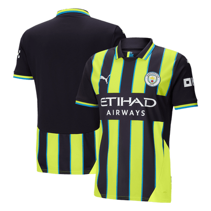 Camiseta Manchester City 2024/25 Segunda Equipación Visitante Hombre - Versión Hincha