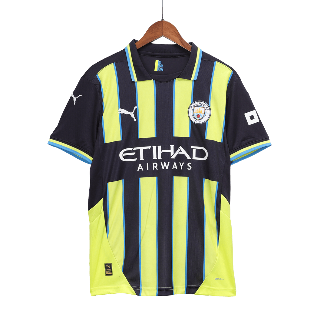 Camiseta Manchester City 2024/25 Segunda Equipación Visitante Hombre - Versión Hincha