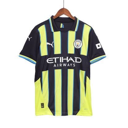 Camiseta Manchester City 2024/25 Segunda Equipación Visitante Hombre - Versión Hincha