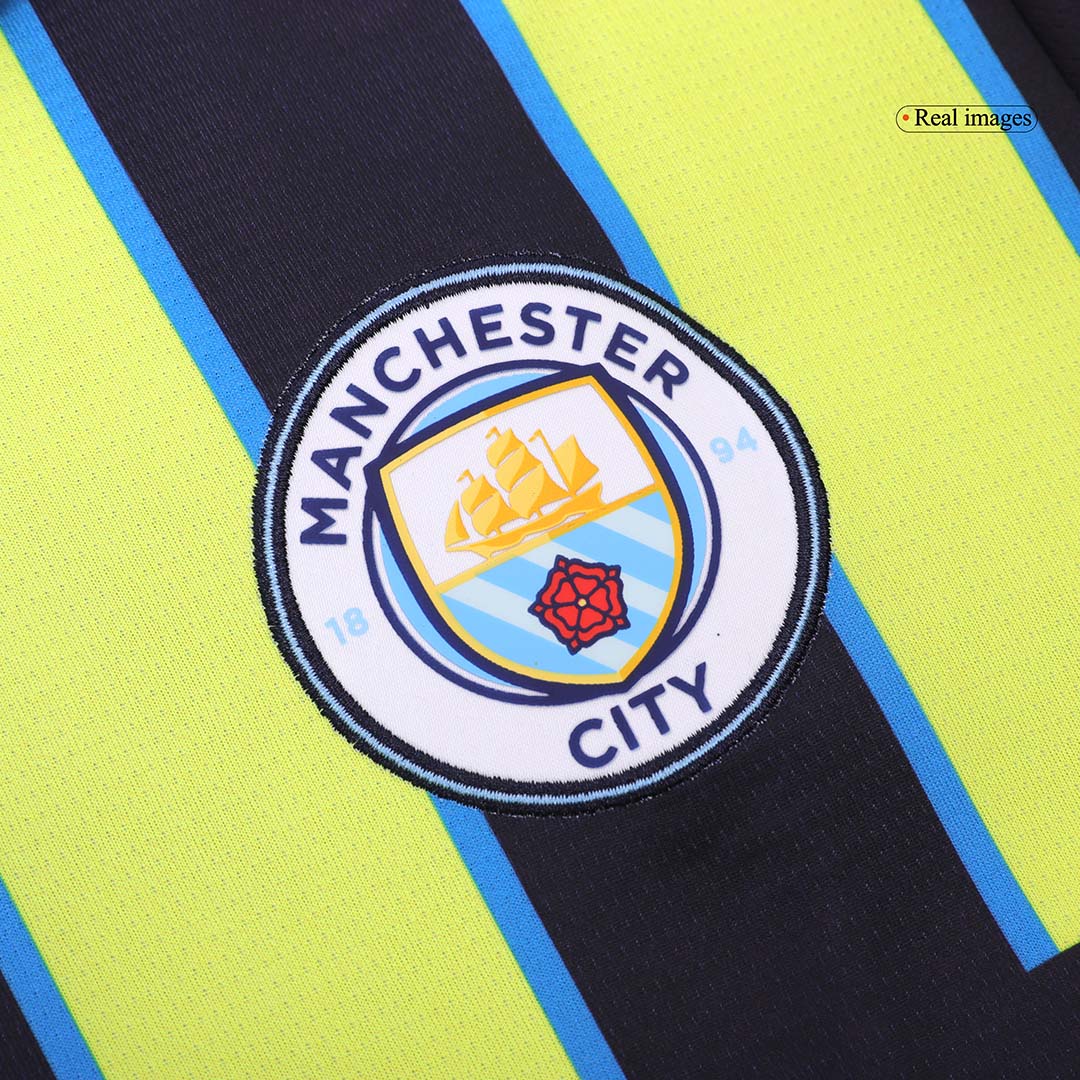 Camiseta Manchester City 2024/25 Segunda Equipación Visitante Hombre - Versión Hincha